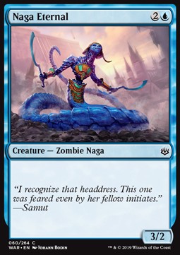 Naga-Verewigte WAR-60 Common Excellent Deutsch Foil
