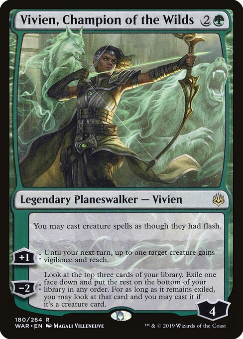 Vivien, Champion of the Wilds WAR-180 Rare Excellent Englisch