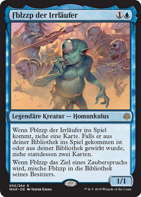 Fblzzp der Irrläufer WAR-50 Rare Excellent Deutsch