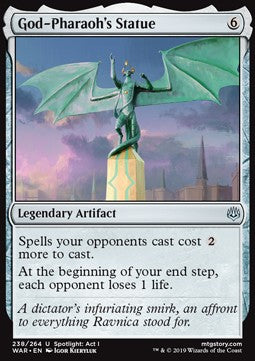Statue des Gott-Pharaos WAR-238 Uncommon Excellent Englisch Foil