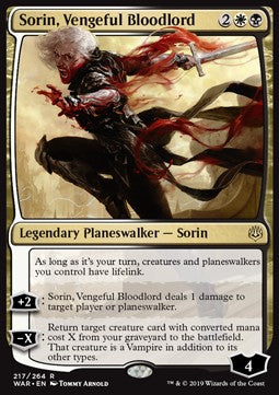 Sorin, Vengeful Bloodlord WAR-217 Rare Excellent Englisch