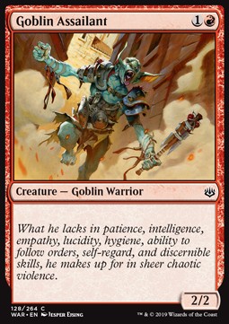 Goblin-Angreifer WAR-128 Common Excellent Deutsch Foil