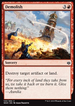 Demolieren WAR-123 Common Excellent Englisch Foil