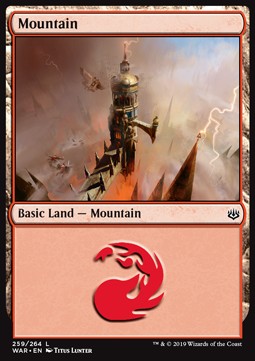 Gebirge (V.1) WAR-259 Land Excellent Englisch Foil