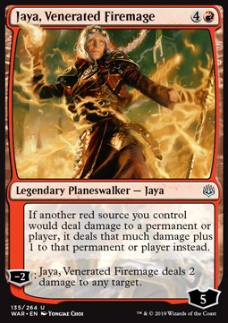 Jaya, verehrte Feuermagierin WAR-135 Uncommon Excellent Deutsch Foil