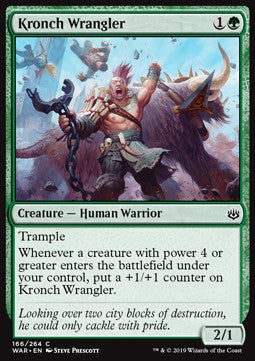 Kronch-Treiber WAR-166 Common Excellent Deutsch Foil