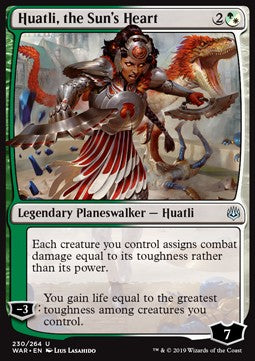 Huatli, Herz der Sonne WAR-230 Uncommon Light Played Englisch