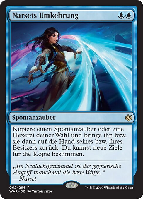 Narsets Umkehrung WAR-62 Rare Excellent Deutsch Foil