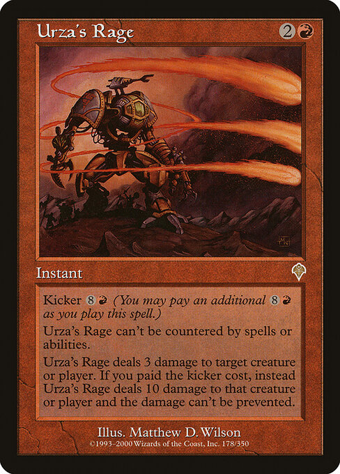 Urza's Rage INV-178 Rare Good Englisch