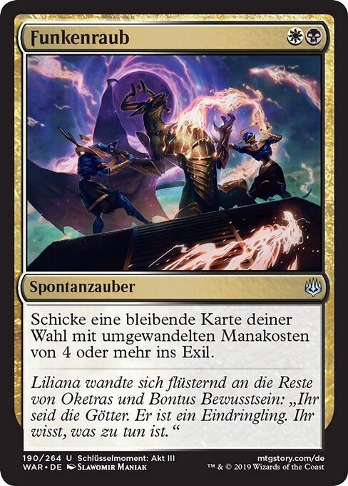 Funkenraub WAR-190 Uncommon Excellent Deutsch