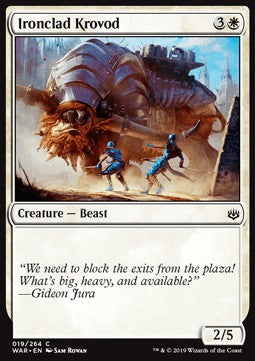 Gepanzerter Krovod WAR-19 Common Excellent Deutsch Foil