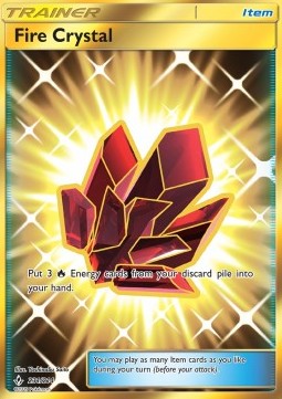 Feuerkristall UNB-231 Secret Rare Light Played Deutsch