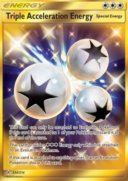 Dreifach-Beschleunigungs-Energie UNB-234 Secret Rare Played Deutsch
