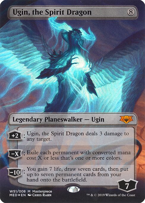 Ugin, the Spirit Dragon MWAR- Masterpiece Excellent Englisch Foil