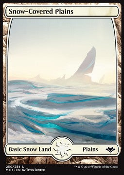 Snow-Covered Plains MH1-250 Land Excellent Englisch