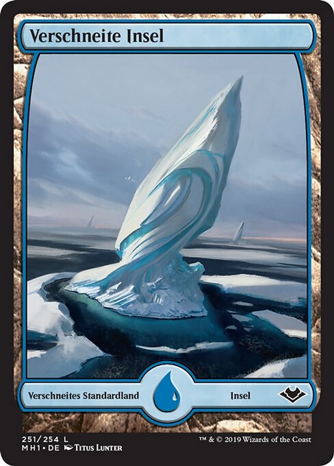 Verschneite Insel MH1-251 Land Excellent Deutsch