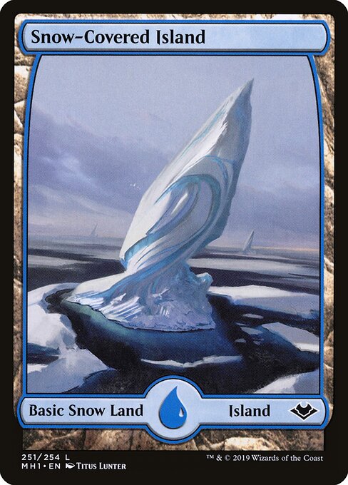 Snow-Covered Island MH1-251 Land Excellent Englisch