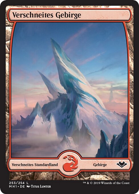 Verschneites Gebirge MH1-253 Land Excellent Deutsch