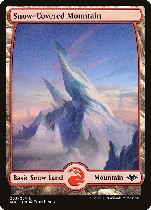 Snow-Covered Mountain MH1-253 Land Light Played Englisch