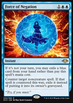 Force of Negation MH1-52 Rare Excellent Englisch