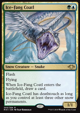Eiszahn-Coatl MH1-203 Rare Excellent Deutsch Foil