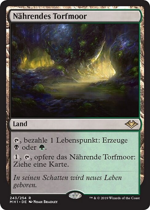 Nährendes Torfmoor MH1-243 Rare Excellent Deutsch Foil