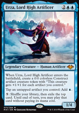 Urza, Lord High Artificer MH1-75 Mythic Near Mint Englisch