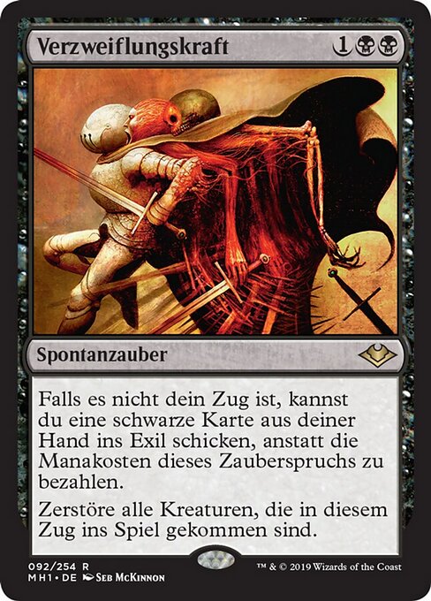 Verzweiflungskraft MH1-92 Rare Excellent Deutsch