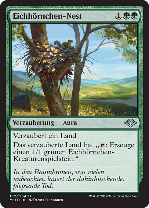 Eichhörnchen-Nest MH1-182 Uncommon Excellent Deutsch