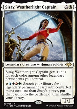 Sisay, Weatherlight Captain MH1-29 Rare Excellent Englisch