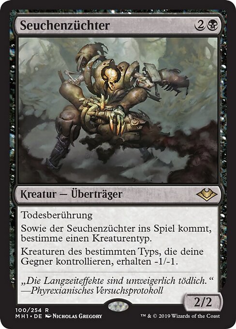Seuchenzüchter MH1-100 Rare Excellent Deutsch