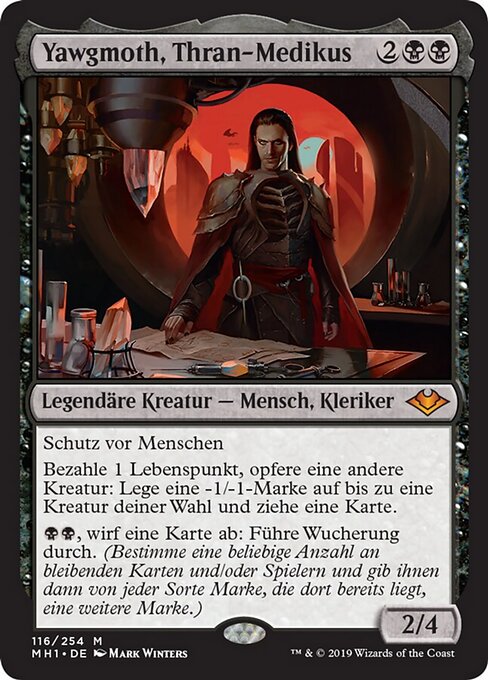 Yawgmoth, Thran-Medikus MH1-116 Mythic Excellent Deutsch