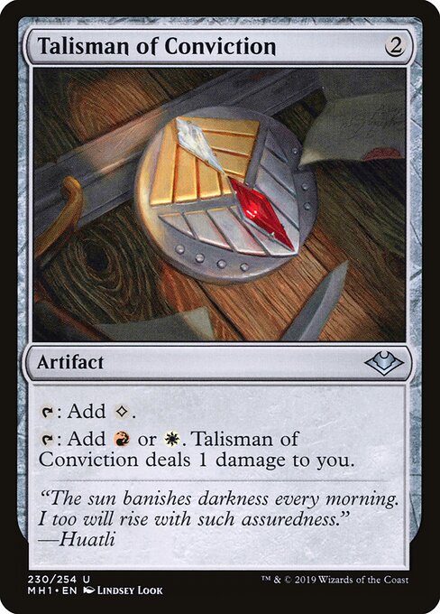 Talisman der Überzeugung MH1-230 Uncommon Good Englisch