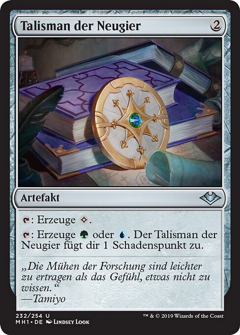 Talisman der Neugier MH1-232 Uncommon Excellent Deutsch
