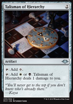 Talisman der Hierarchie MH1-233 Uncommon Excellent Englisch