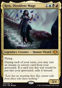 Kess, abtrünnige Magierin MH1-206 Mythic Good Deutsch