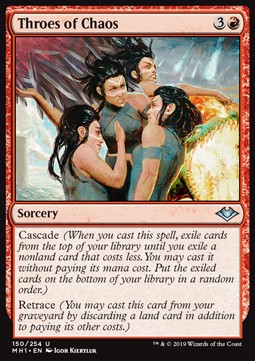 Agonie des Chaos MH1-150 Uncommon Excellent Englisch