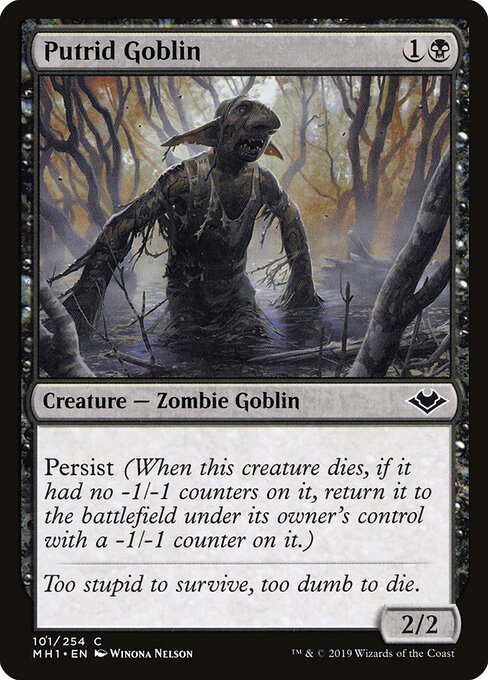 Verwesender Goblin MH1-101 Common Good Englisch