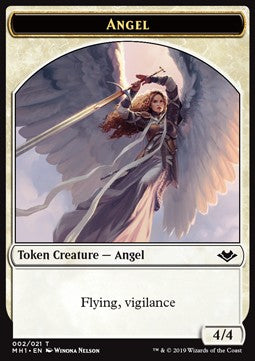 Angel Token (White 4/4 Vigilance) MH1-T02 Token Excellent Deutsch Foil