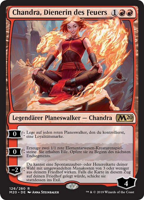 Chandra, Dienerin des Feuers M20-126 Rare Excellent Deutsch