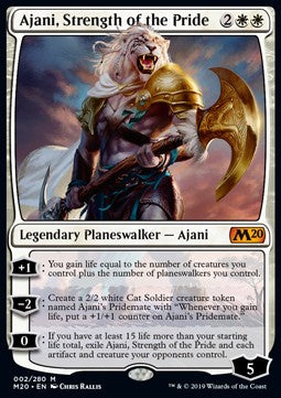 Ajani, Stärke des Rudels M20-2 Mythic Excellent Englisch