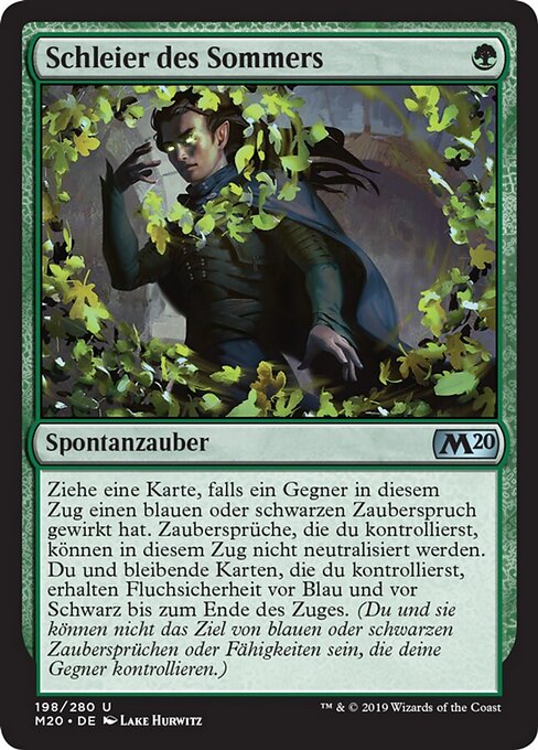 Schleier des Sommers M20-198 Uncommon Excellent Deutsch