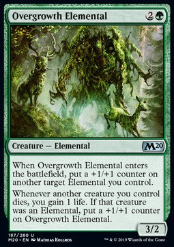 Wucherndes Elementar M20-187 Uncommon Excellent Englisch Foil