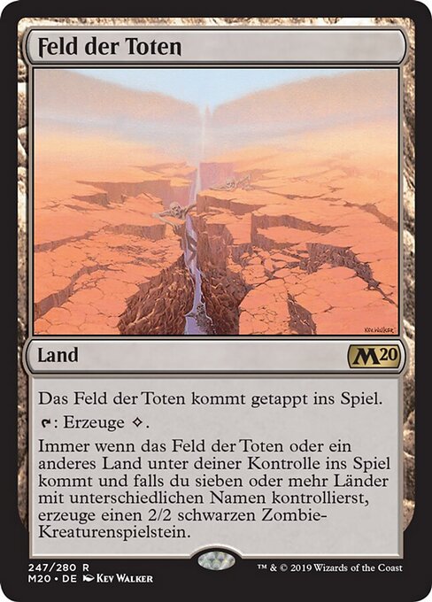 Feld der Toten M20-247 Rare Near Mint Deutsch