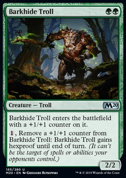 Borkenhaut-Troll M20-165 Uncommon Excellent Deutsch Foil