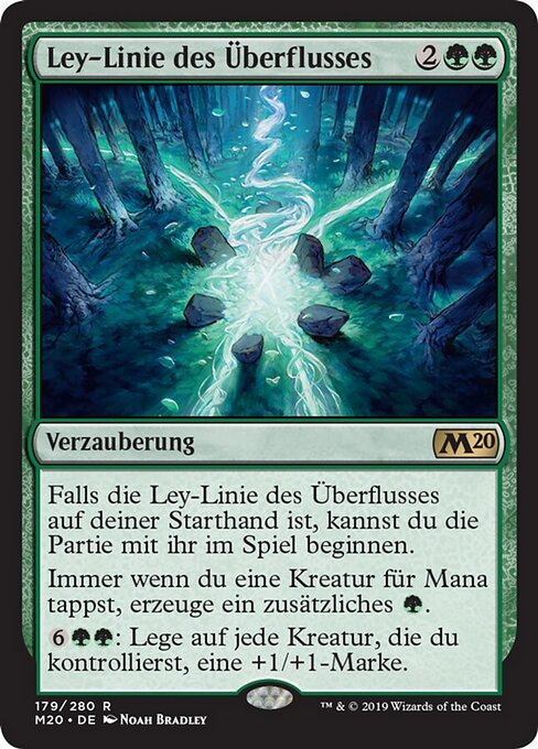 Ley-Linie des Überflusses M20-179 Rare Excellent Deutsch Foil