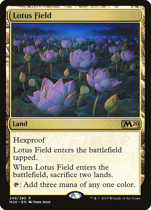 Lotus Field M20-249 Rare Excellent Englisch