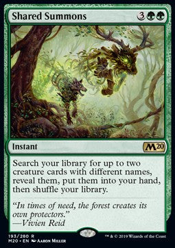 Shared Summons M20-193 Rare Excellent Englisch