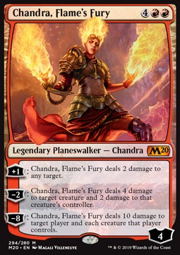 Chandra, Flame's Fury XM20-294 Mythic Light Played Englisch Foil