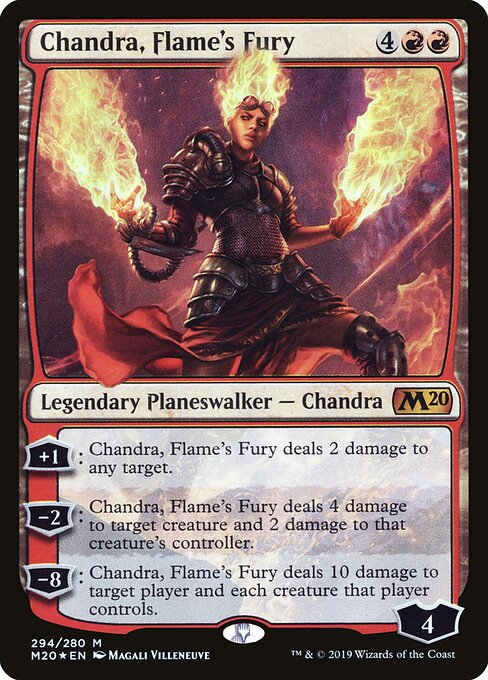 Chandra, Flame's Fury XM20-294 Mythic Light Played Englisch Foil